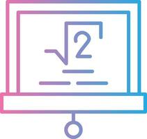 Algebra Simplified Line Mark vector