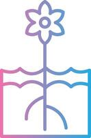 Efflorescence Modern Interface Badge vector