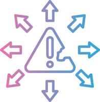 Exposure Gradient Themed Symbol vector