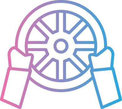 Driving App Focused Design vector