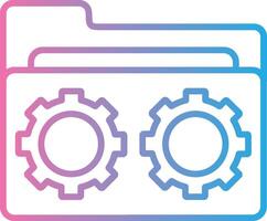 Folder Management Web Based Design Element vector