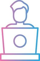Freelancer Pixel Grid Artwork vector