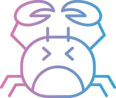 Hermit Crab Dark Mode Symbol vector