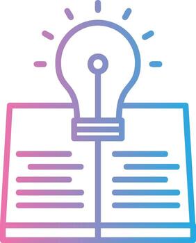 Knowledge Sleek Visual Mark vector