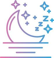 Moon Digital Tech Element vector