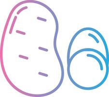 Potato Minimal UI Element vector