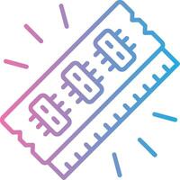 Random Access Memory Pixel Style Badge vector