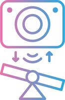 Tilt Sensor Minimal Art Object vector