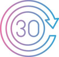 30 Days Minimal Graphic Visual vector