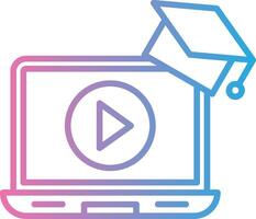 Webinar Dark Mode Symbol vector