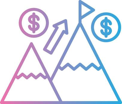 Goal Web Based Design Element vector