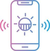 Light Sensor Sleek Visual Mark vector