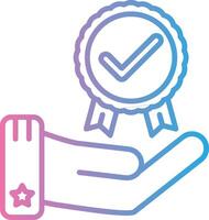 Quality Assurance Subtle UI Graphic vector
