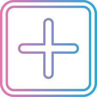 Plus Wireframe App Design vector