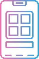 Smartphone Responsive App Shape vector