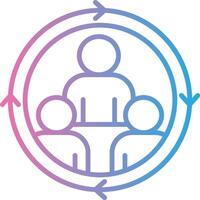 Teamwork Creative Grid Symbol vector