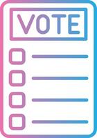 Voting Listing Sharp Edge Visual vector