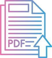 Upload Sharp Line Mark vector