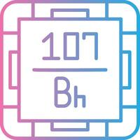 Bohrium Color Enhanced Graphic vector