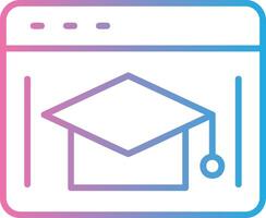 Elearning Sharp Edge Visual vector