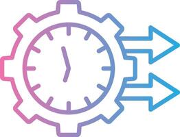 Fast Time Color Block Badge vector