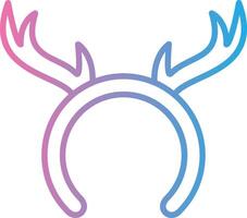 Reindeer Antlers Interactive UI Design vector