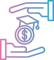 Scholarship Color Enhanced Graphic vector