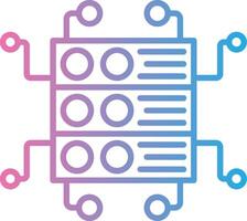 Technology Integration Subtle UI Graphic vector