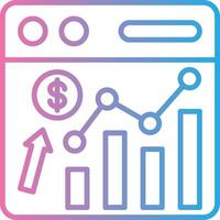 Web Analytics Minimal Design Badge vector