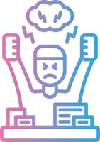 Angry Tech Styled Form vector