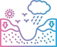 Catchment Simplified Design Piece vector