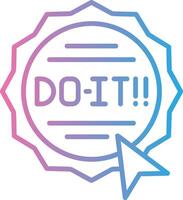 Do It Sharp Edge Visual vector