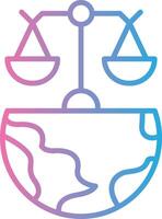 Global Laws Sleek Visual Mark vector