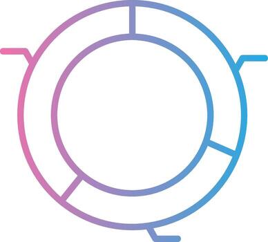 segmento alto detalle forma vector