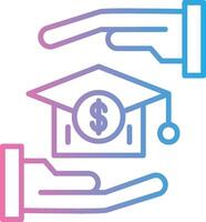 Scholarship Flat UI Form vector