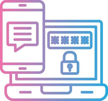 Authentication Handcrafted UI Symbol vector