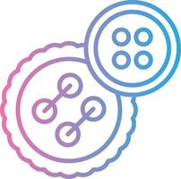 Button Minimal Art Object vector