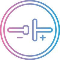 Battery App Based UI Graphic vector