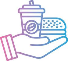 Food Delivery Flat UI Form vector