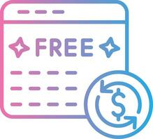 Free Trial Abstract UI Visual vector