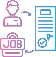 Hiring Clean UI Concept vector