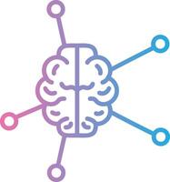 Mind Map Crisp Outline Artwork vector