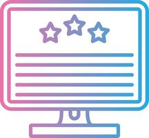 Pentesting Gradient Themed Symbol vector