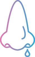Nose Futuristic App Badge vector