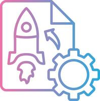 Project Launch Digital Tech Element vector