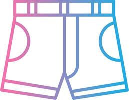Shorts Outlined Frame Object vector