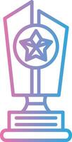 Trophy Star Web Based Design Element vector