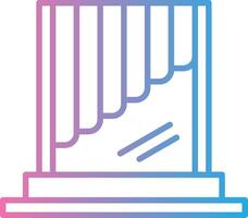 Window Shade Modern Shape Graphic vector