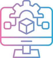 Algorithm Flat UI Form vector
