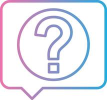 Ask Soft Outline Graphic vector